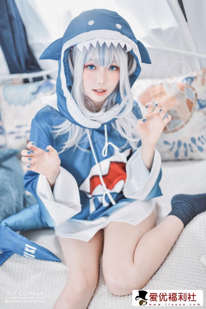 宝岛博主ElyEE子噶呜古拉小鲨鲨甜美灵动的样子惹人爱-6