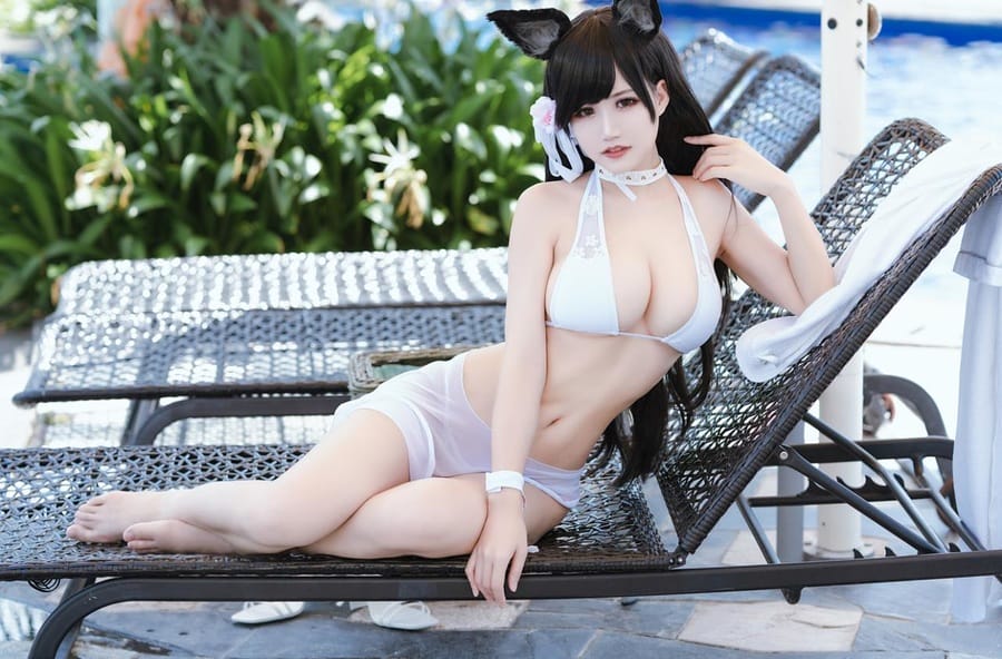 图片[2]-小仓千代w – NO.010 7月舰长爱宕泳装[22P/138M]-爱优社