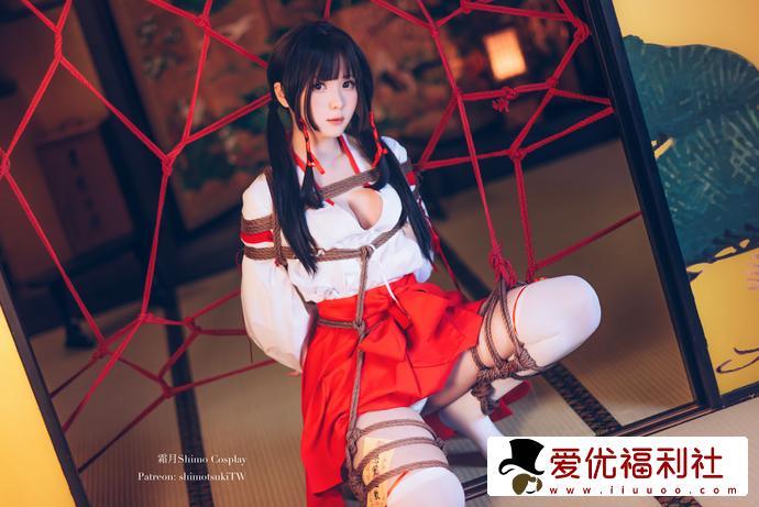 不简单！台湾宝藏coser霜月shimo捆绑图集 古典装束融合现代之美！-4
