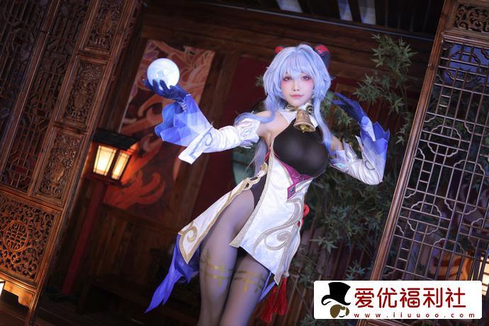 诱人身材太惹火！水淼aqua甘雨魅魔同人cos作品魅力降临-5