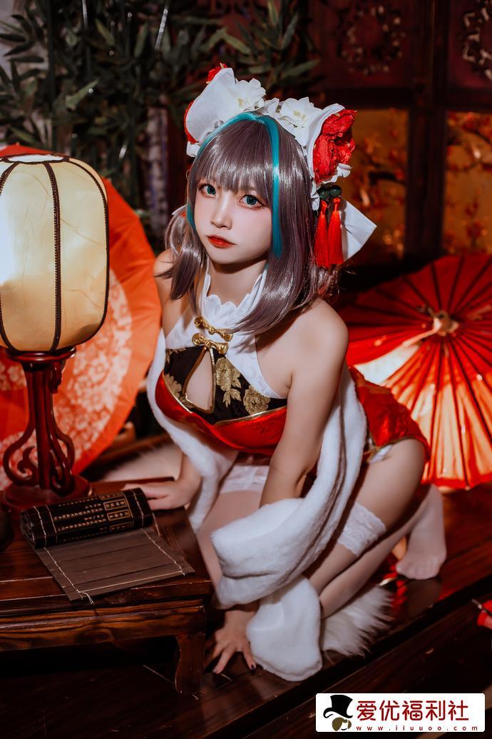 广西表妹二佐nisa柴郡音乐绚烂超萌COS合集-5