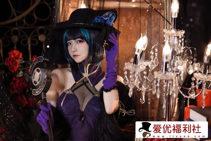 广西表妹二佐nisa柴郡音乐绚烂超萌COS合集-4