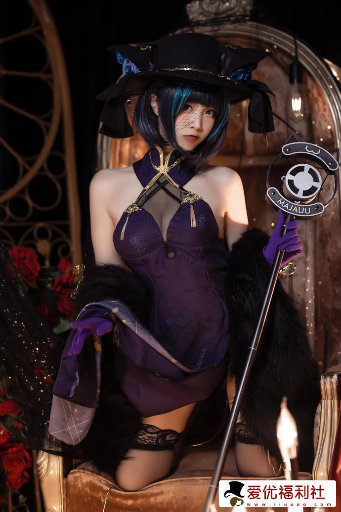 广西表妹二佐nisa柴郡音乐绚烂超萌COS合集-6