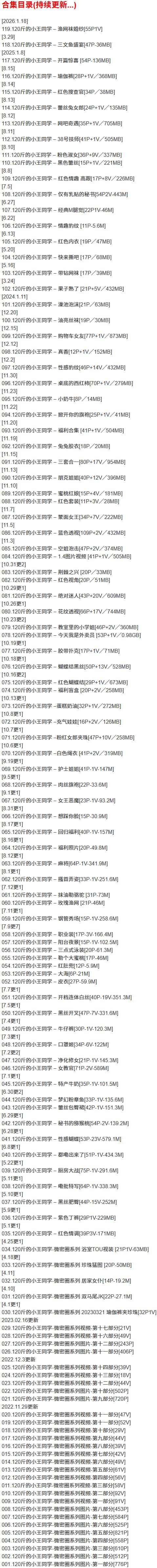 120斤的小王同学 – 微密圈写真合集【持续更新中】-1 120斤的小王同学 – 微密圈写真合集【持续更新中】-1