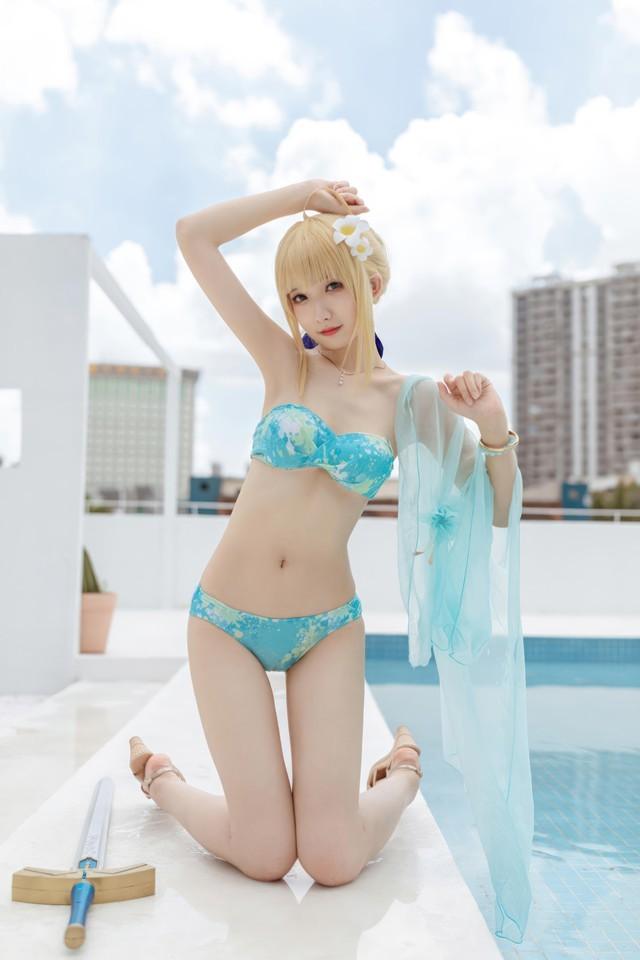 封疆疆v – NO.82 FGO Saber 泳装[49P-402MB]