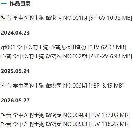 学中医的土狗 – 微密圈写真&视频合集【持续更新中】-1