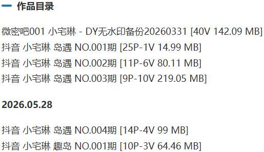 小宅琳 – 微密圈/岛遇等写真&视频合集【持续更新中】-1